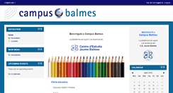 Desktop Screenshot of campusbalmes.com
