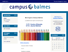 Tablet Screenshot of campusbalmes.com